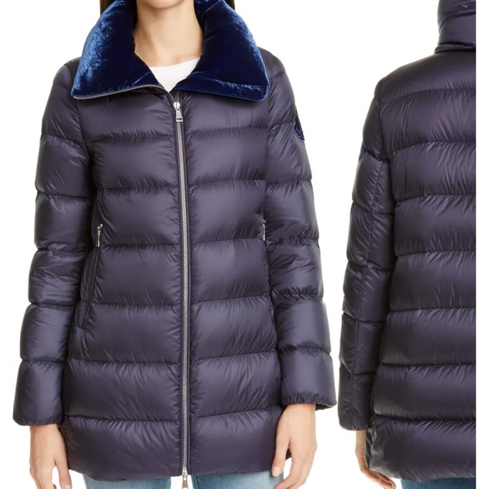 Moncler Torcon Velvet Collar Down Puffer Coat